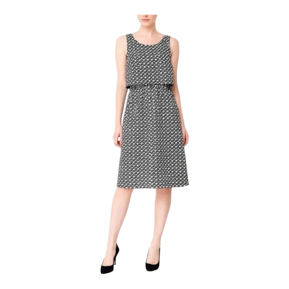 NWT Cynthia Rowley Black and Silver Holiday Glam Dress- Size 14